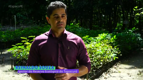 Reinaldo Souza na Estação Ecológica do Tapacurá